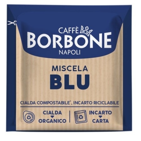 Caffè Borbone Miscela Blu Cialde ESE 44mm | Gusto Equilibrato e Corposo