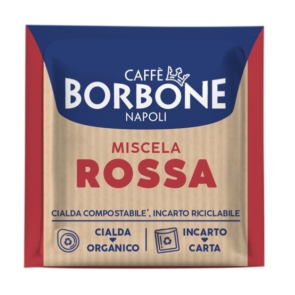 Caffè Borbone Miscela Rossa Cialde ESE 44mm | Gusto Forte e Deciso