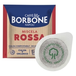 Caffè Borbone Miscela Rossa Cialde ESE 44mm | Gusto Forte e Deciso