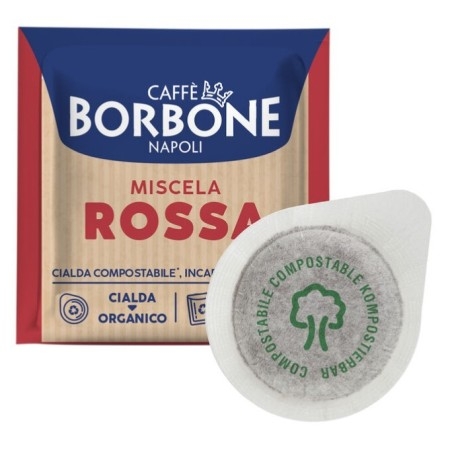 Caffè Borbone Miscela Rossa Cialde ESE 44mm | Gusto Forte e Deciso