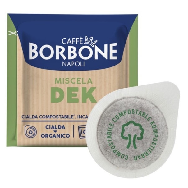 Caffè Borbone Miscela Dek Cialde ESE 44mm | Decaffeinato Cremoso