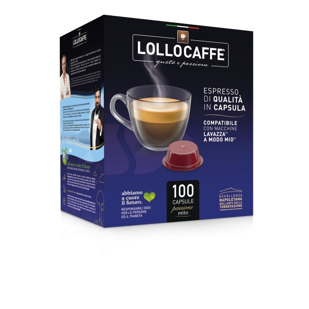 Capsule Lollo Caffè Miscela Oro compatibili A Modo Mio | Ilcaffettiereambulante