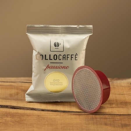 Capsule Lollo Caffè Miscela Oro compatibili A Modo Mio | Ilcaffettiereambulante