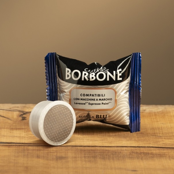 scopri Caffè Borbone Miscela Blu capsule compatibili Espresso Point