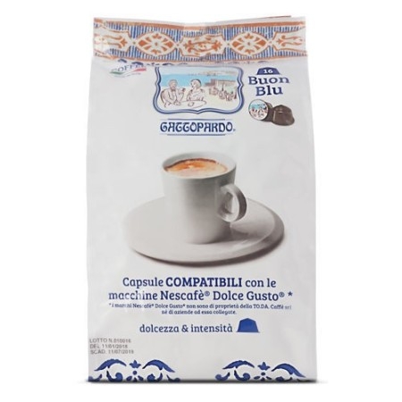 128 capsule compatibili Dolce Gusto ToDa Caffè Miscela Blu