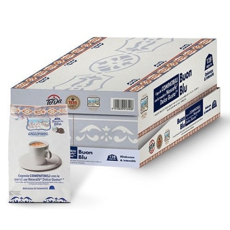 128 capsule compatibili Dolce Gusto ToDa Caffè Miscela Blu