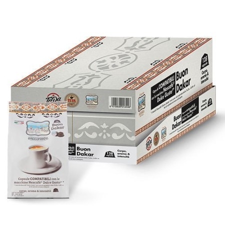 128 capsule compatibili Dolce Gusto ToDa Caffè Miscela Dakar
