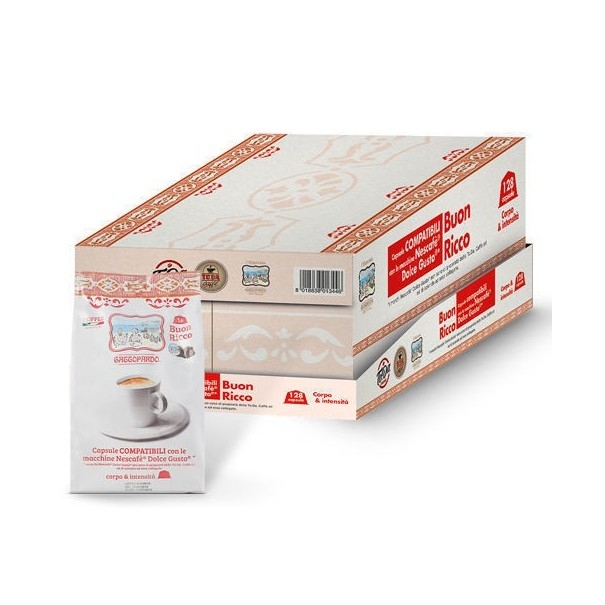 128 capsule compatibili Dolce Gusto ToDa Caffè Miscela Gusto ricco