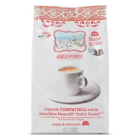 128 capsule compatibili Dolce Gusto ToDa Caffè Miscela Gusto ricco