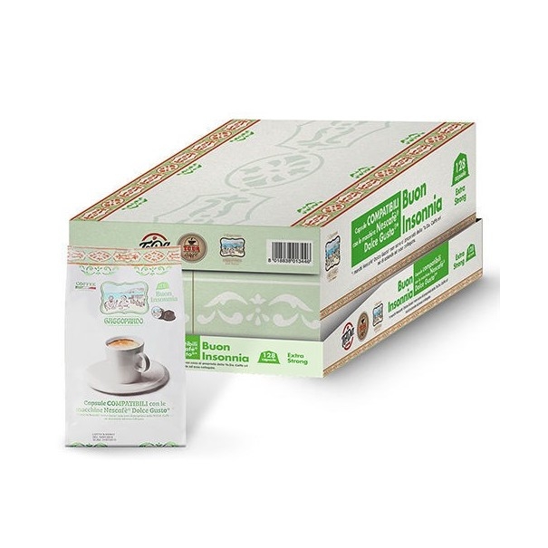 128 capsule compatibili Dolce Gusto ToDa Caffè Miscela Insonnia
