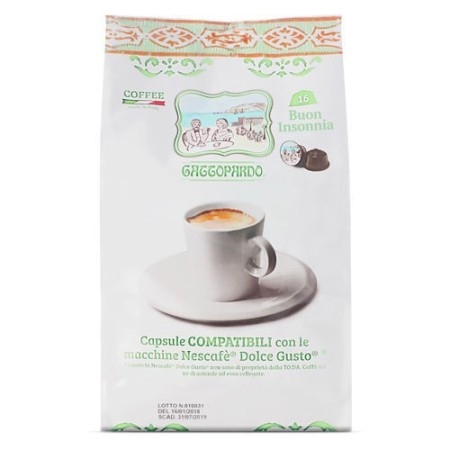 128 capsule compatibili Dolce Gusto ToDa Caffè Miscela Insonnia