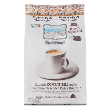 128 capsule compatibili Dolce Gusto ToDa Caffè Miscela Special Club