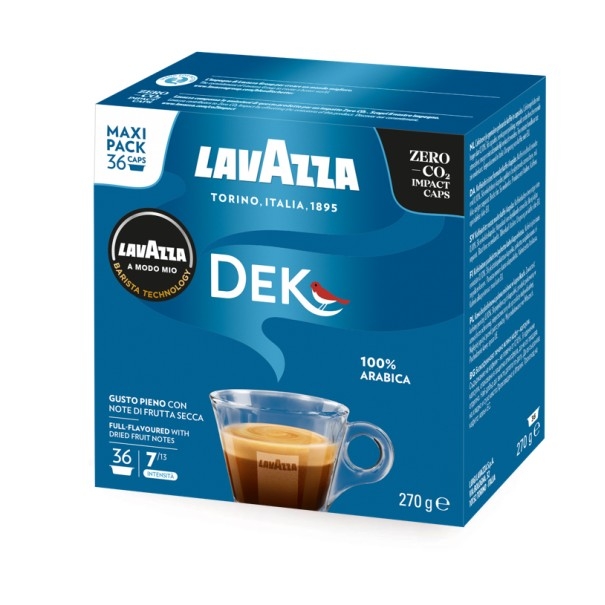 Capsule originali A Modo Mio Lavazza Miscela Decaffeinato Cremoso