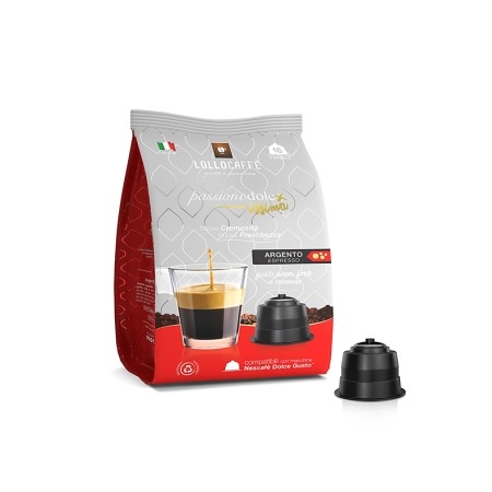 Caffè in capsule compatibili Dolce Gusto Lollo Caffè Miscela Argento