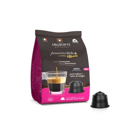 Caffè in capsule compatibili Dolce Gusto Lollo Caffè Miscela Nera