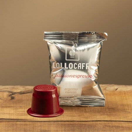 Capsule compatibili Nespresso Lollo Caffè Miscela Argento